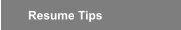 Resume Tips